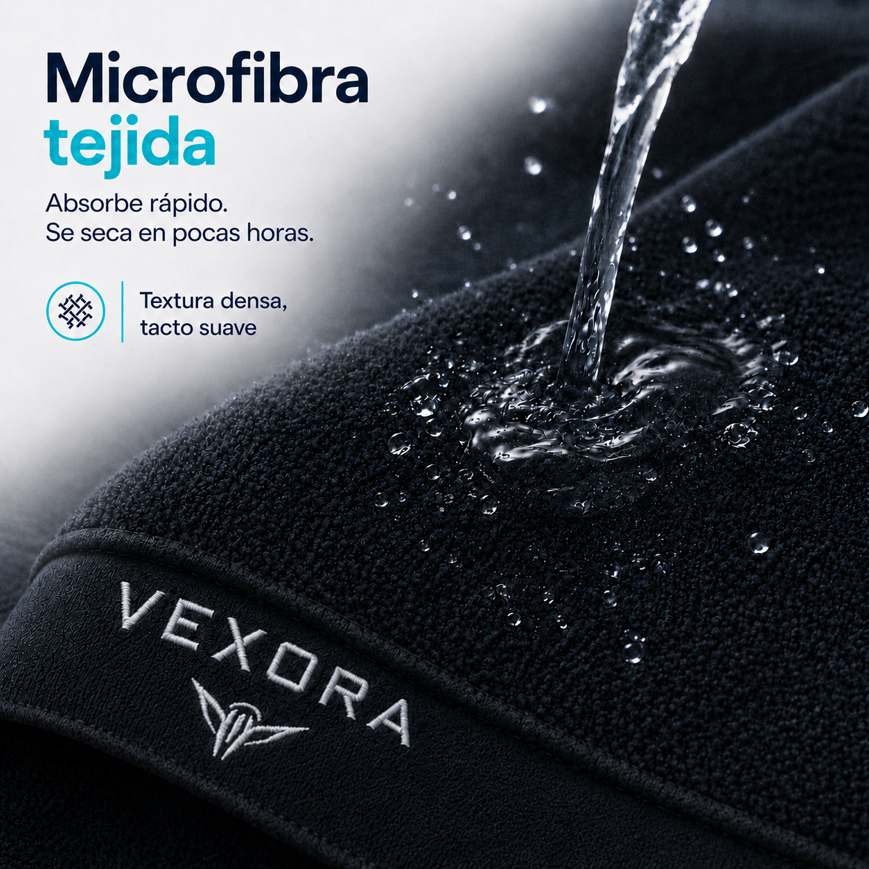 Vexora — Asciugamano sportivo con cappuccio