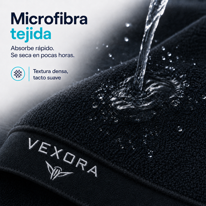 Vexora — Asciugamano sportivo con cappuccio