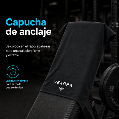 Vexora — Asciugamano sportivo con cappuccio