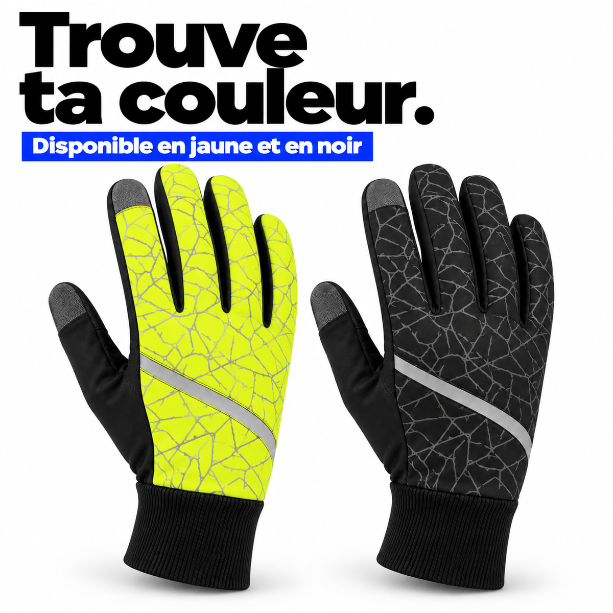 Trouve ta couleur - disponible en jaune et en noir